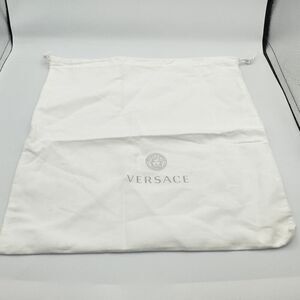 Versace White Medusa Dust Bag, Purst Storage Bag 13.5"